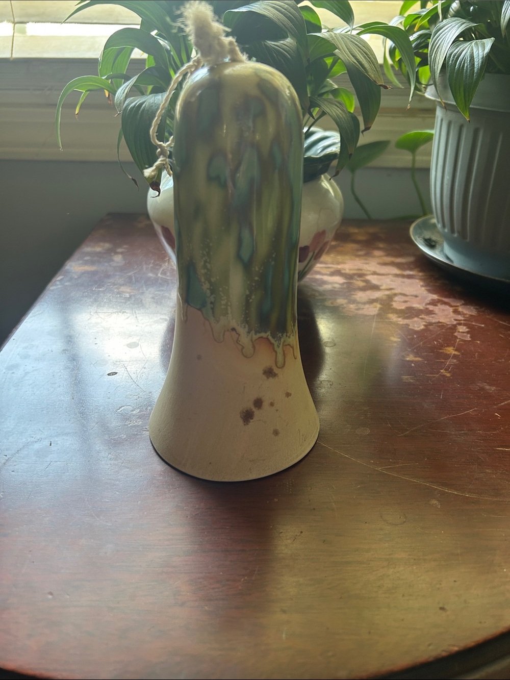 Handmade ceramic decorative garden bell